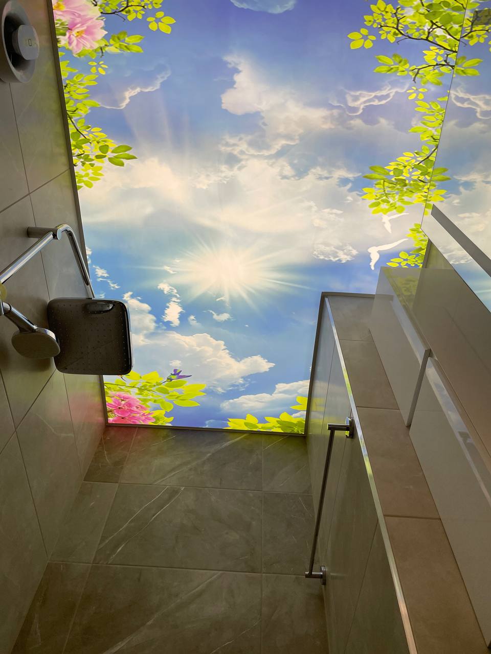 Фотопечат синьо небе с облаци